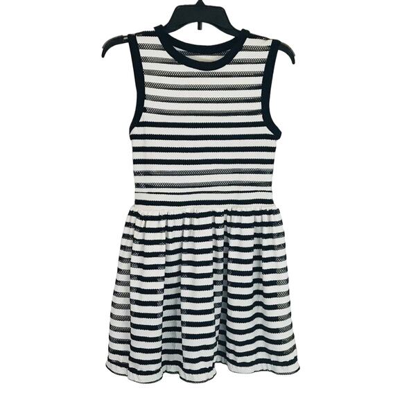 Silence + Noise UO Striped Fit & Flare Dress S - Picture 1 of 7